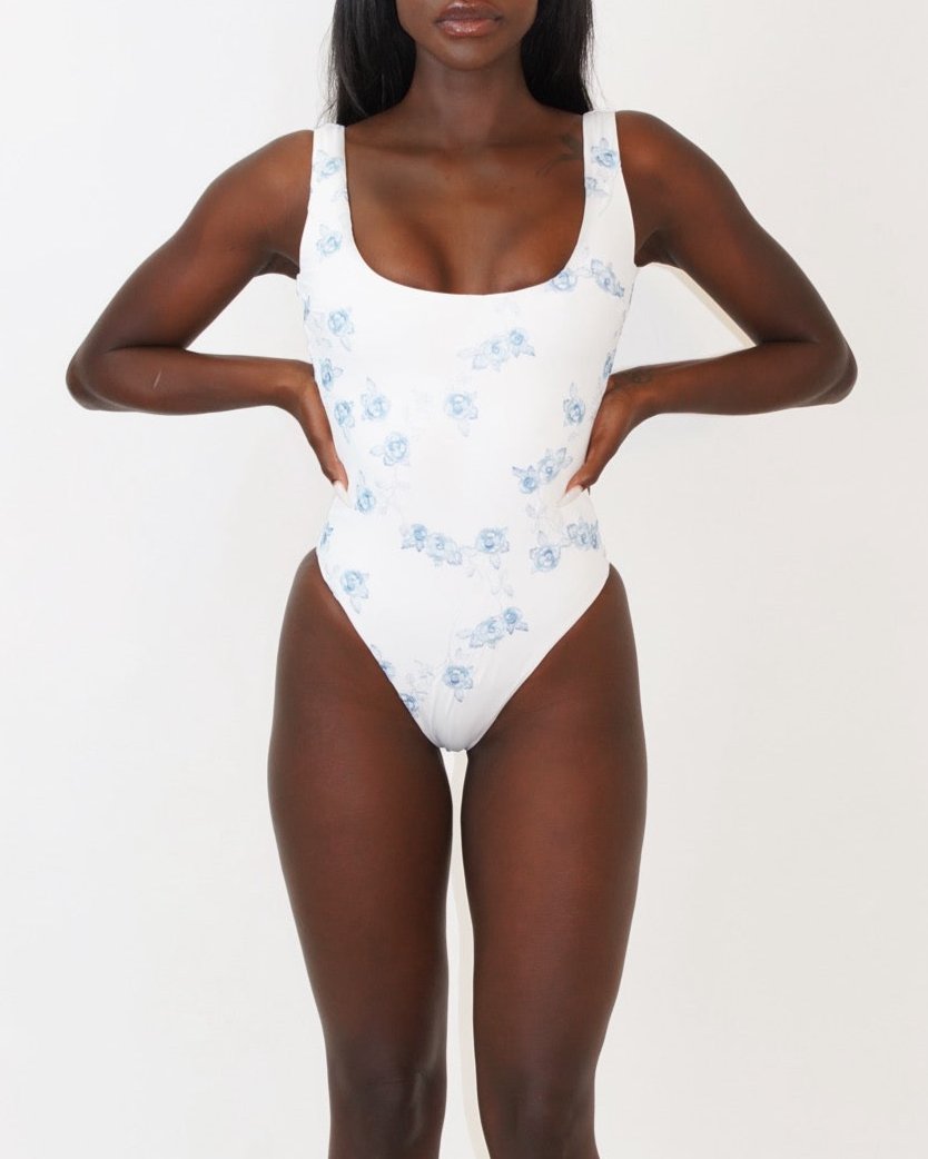 ELIZABETH EMBROIDERED SWIMSUIT
