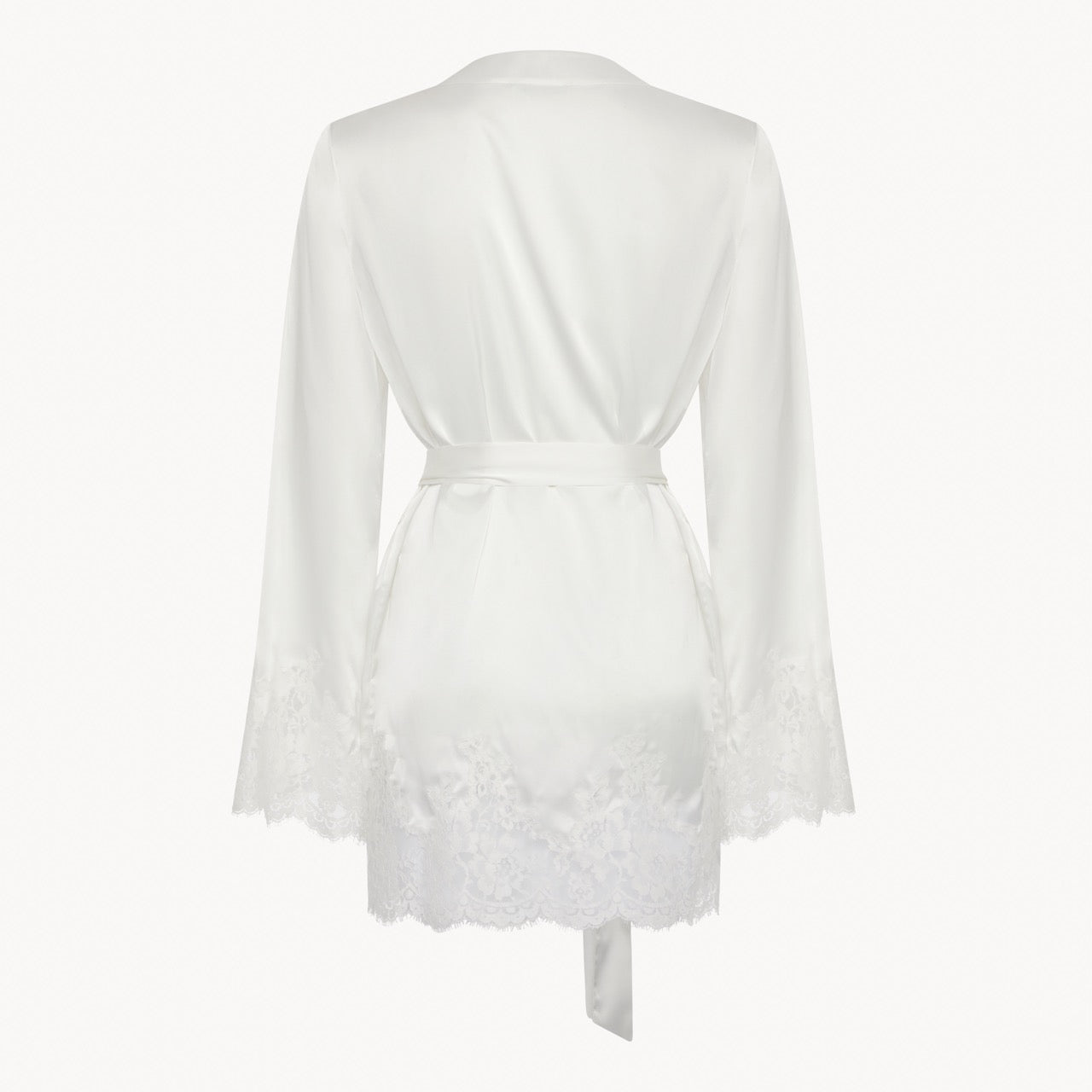GEORGINA SATIN AND LACE ROBE