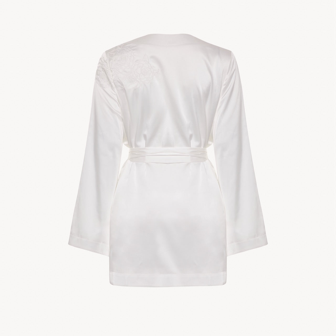 CAMELLIA EMBROIDERED ROBE
